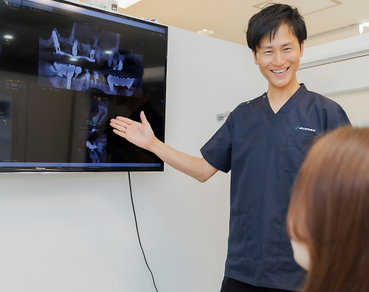 治療計画は患者様のご理解とご納得を大切に